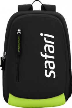 Safari JERSEY 26L BLACK BACKPACK 26.0 L Medium Backpack(Black)