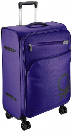 UCB Polyester 58 cms Purple Suitcase (0IP6SPO20M01I) 