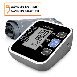 Health Sense Classic BP120 Heart Mate Fully Automatic Digital Blood Pressure Monitor (Black/Grey)