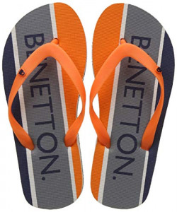 United Colors of Benetton Boy's Orange Flip-Flops-11 UK/India (30 EU)(18A8CFFPB505I)