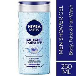 Nivea Pure Impact Shower Gel for Men, 250ml