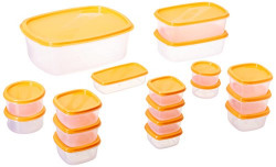 Princeware SF Package Container Set, 18-Pieces, Orange