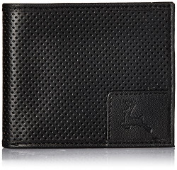 Color Plus Black Men's Wallet (XZLW00144-K8_STD_Pure Leather)