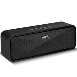 Bluetooth Speaker, MUZILI Portable Indoor/Outdoor Wireless Speaker with HD Stereo & Bold Bass, Built-in Mic Waterproof Speaker, 10-Hour Playtime for iPhone Samsung Android Phone, Perfect for Gift