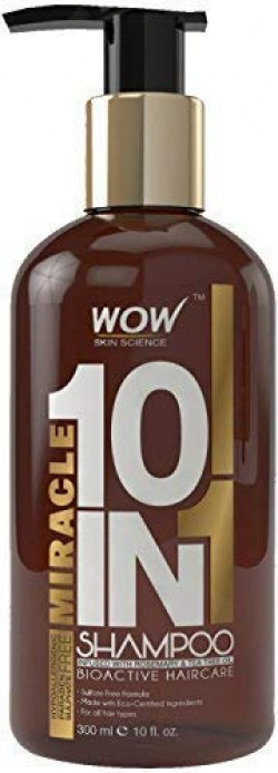 WOW Miracle 10 in 1 Shampoo, 300ml