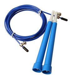 Aurion Adjustable Cable-Rope, Youth 10 Feet (Blue)