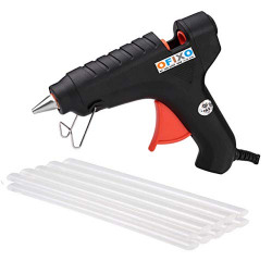 OFIXO 40W with 10 Glue Sticks Hot Melt Glue Gun Black Color for Art and Crafts Wood, Box Standard Temperature Corded Glue Gun  (11 mm)