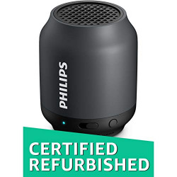(Certified REFURBISHED) Philips BT50B Portable Wireless Bluetooth Speaker (Black)