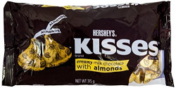 Hershey's Extra Creamy Kisses with Almonds, 315g