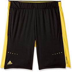 Adidas Boys' Regular Fit Synthetic Shorts (BQ0175_Black_140)