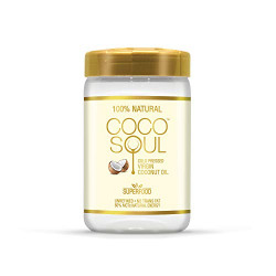 Coco Soul Cold Pressed Natural Virgin Coconut Oil, 500 ml (Jar)