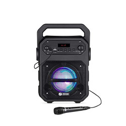 Zoook Rocker Thunder 20 watts Bluetooth Speaker with Karaoke Mic/TF/FM/LED/USB/Party Speaker
