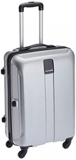 Safari Thorium Polycarbonate 77 cms Silver Hardsided Suitcase (Thorium-Stubble-Silver-77-4WH)