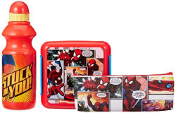 Marvel Spider Man back to School stationery combo set, 499, Multicolor