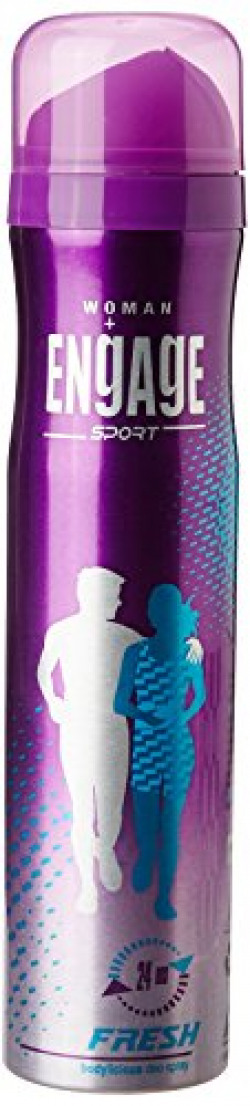Engage Sport Fresh for Her Deo Spray, 150ml / 165ml (Weight May Vary)