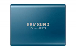 Samsung T5 250GB Portable Solid State Drive (Blue)