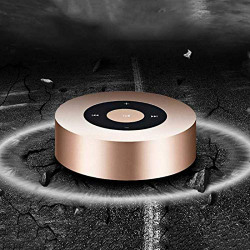 PTron Sonor Bluetooth Speaker New Fashionable Wireless Speaker for All Smart Phones (Gold)