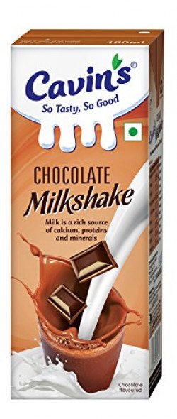 Cavins Milkshake, Chocolate, 180ml