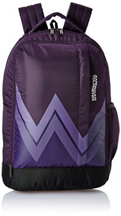 American Tourister 28 Ltrs Purple Casual Backpack (AMT Twist Backpack 02 - Purple)