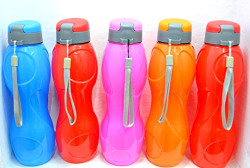 Cello Bacto Guard Plastic Beta Premium Water Bottles,Pack of 5,Bacteria Free(First Time in India)