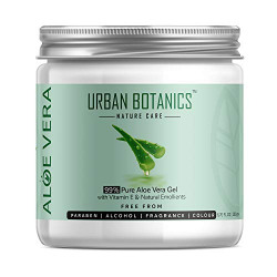 UrbanBotanics 99% Pure Aloe Vera Skin/Hair Gel (Paraben Free) 200g