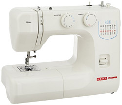 Usha Janome Allure Automatic Zig-Zag Electric Sewing Machine (White)