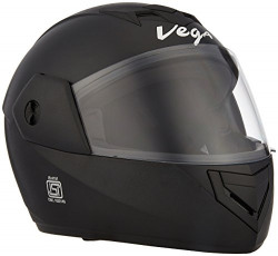 Vega Cliff CLF-AR-LK_L Air Full Face Helmet (Black, L)