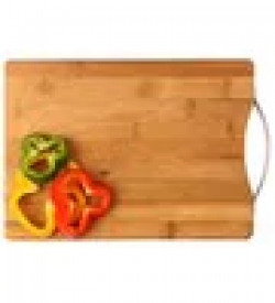 Dynore Bamboo Wood Cutting & Chopping Board with Handle - Best in the Industry