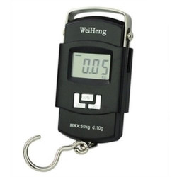 Generic Digital Heavy Duty Portable Hook Type with Temp Weighing Scale, 50 Kg,Multicolor
