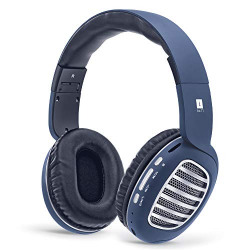 iBall Decibel BT01 Smart Headset with Alexa Enabled (Blue, Black and Silver)