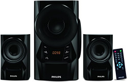 Philips IN-MMS6080B/94 2.1 Channel Multimedia Speakers, Black
