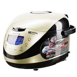 Redmond Stainless Steel and Plastic Digital RMC-M150E Perl Voice Guide Smart Multicooker (Multicolour, 5 ltr)