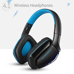 Kotion Each B3506 Wireless Bluetooth Headphone with Mic (Black/Blue)