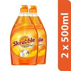 Skrubble High Action Dish Wash Liquid - 500 ml (Pack of 2)