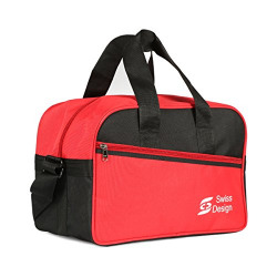 Swiss Design Stylish SDB-5052 bk.rd Red & Black Travell Bag