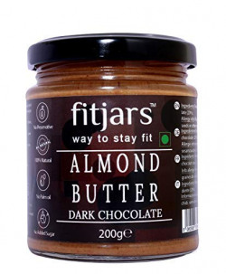 FITJARS Keto Vegan Almond Butter with Dark Chocolate-200G℮.