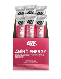 Optimum Nutrition (ON) Essential Amino Energy Drink Travel Pack – Pack of 6 Servings (Watermelon)