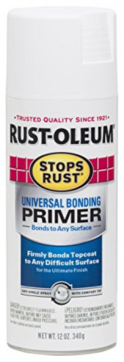 Rust-Oleum 285011 Stops Rust Universal Bonding Primer Spray Paint - White - 340 Grams