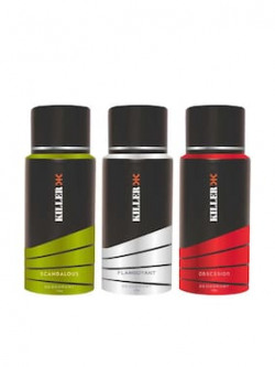KILLER Men's Combo Pack of 3 Deodorants 50% OFF + Recharge Coupons