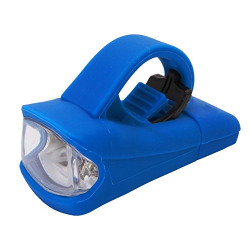 Karp Outdoor Bicycle Light - Silica Gel Headlight, Usb Chargeable, Bike Front Headlight - Blue Color