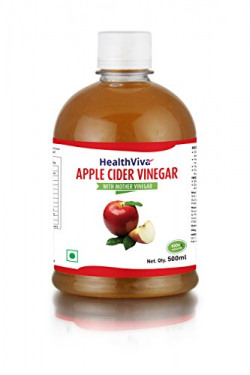 HealthViva Apple Cider Vinegar with Mother, 500 ml