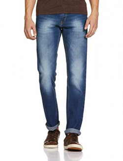 Amazon Brand - Symbol Men's Relaxed Fit Jeans (AD-RN-392_Medium Blue_30W x 32L)