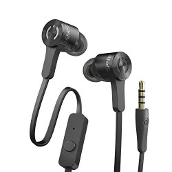 MuveAcoustics Spark MA-0025MB Extra Bass in Ear Headphones with Microphone (Midnight Black)