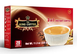  	 King Coffee 3 in 1 instant - Box 20 Sachets