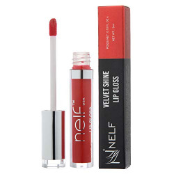 NELF Velvet Shine Lipsgloss, Valentine Red, 5ml - 30% coupon apply