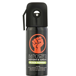 Impower Self Defence Black Pepper Spray for Woman Safety | 55 ML