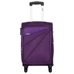 Safari Fabric 58 cms Purple Soft Sided Carry-On (Mimik 4W 58 EC Purple)