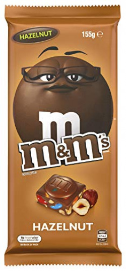 M&M'S Hazelnut Milk Chocolate Block 155g
