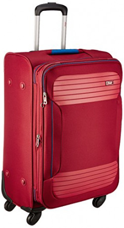 VIP Zane Polyester 67 cms Ruby Red Softsided Check-in Luggage (STZANW69RRD)