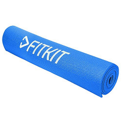Fitkit FKYM04-B Yoga Mat, 6mm (Blue)